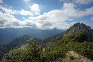 Wanderung auf den Schinder: Am Gipfelgrat