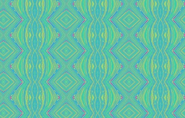 Colorful ornament for textile, design and backgrounds. Abstract background for textile design, wallpaper, surface textures, wrapping paper.Abstract ethnic ikat pattern background.