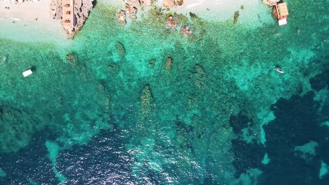 Albania Dhermi Adriatic Sea Aerial Drone 14.mp4