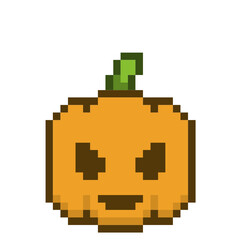 Obraz premium Pixelated Jack-o-lantern