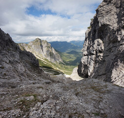 Wanderung auf den Schinder: Letzte Meter im Kar