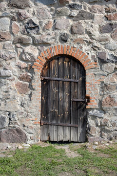 ancient wooden door