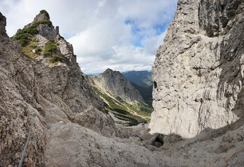 Wanderung auf den Schinder: Letzte Meter im Kar