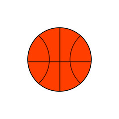 Basketball ball clipart. Basketball ball icon. 