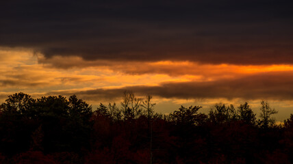 Pocono Mountain landscapes are taken
 during the fall