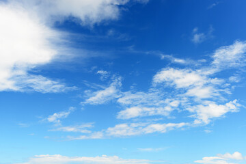 沖縄上空の雲
