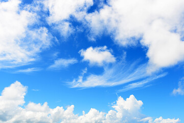 Naklejka na ściany i meble 沖縄上空の雲