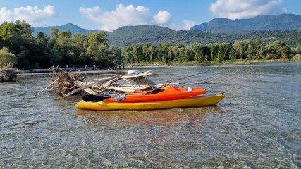 Kanu und SUP am Lago Maggiore