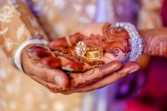 Premium Photo | Close up of wedding ring in the box at thai wedding ceremony .