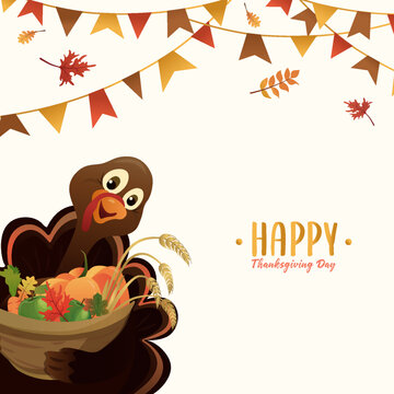 Thanksgiving day, vector illustration
