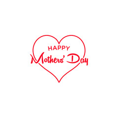 Mother day logo design