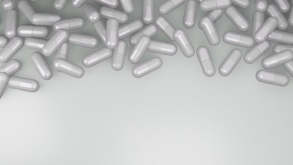 close up of white pills