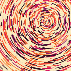 Colour Hexagon Tile Connection art background design illustration