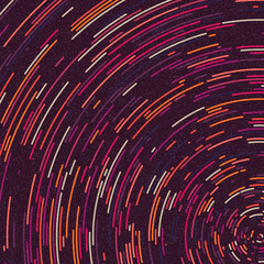 Colour Hexagon Tile Connection art background design illustration