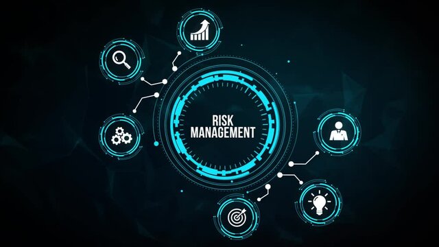 Internet, business, Technology and network concept. Risk Management and Assessment for Business Investment Concept