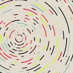 Colour Hexagon Tile Connection art background design illustration