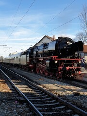 Fototapeta na wymiar old steam train