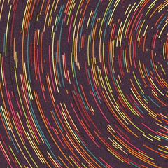 Colour Hexagon Tile Connection art background design illustration