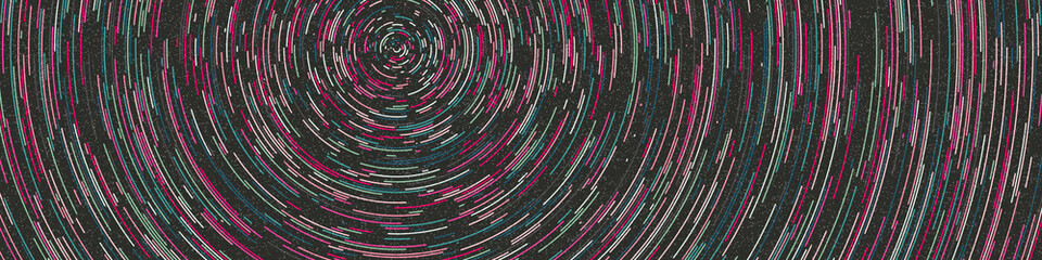 Colour Hexagon Tile Connection art background design illustration