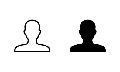 User Icons set. person sign and symbol. people icon.