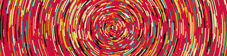 Colorful Universe Distribution Computational Generative Art background illustration