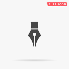 Fountain Pen flat vector icon