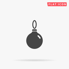 Christmas Ball flat vector icon