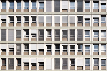 Facade d'immeuble urbain