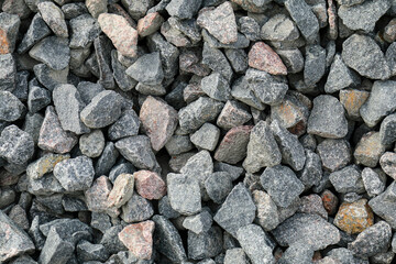 Gray stones gravel texture background full screen