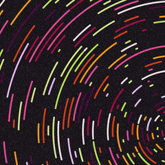 Colour Hexagon Tile Connection art background design illustration