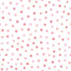 Wall murals Geometric shapes Simple seamless pattern with scattered small round spots. Cute vector illustration.