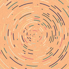 Colour Hexagon Tile Connection art background design illustration