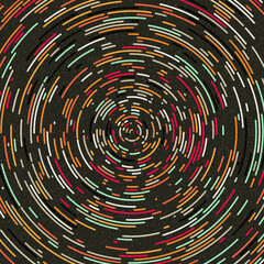 Colour Hexagon Tile Connection art background design illustration