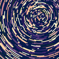 Colour Hexagon Tile Connection art background design illustration