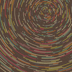 Colour Hexagon Tile Connection art background design illustration