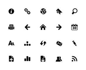 Web Site Toolbar Icon Set - 32px Solid