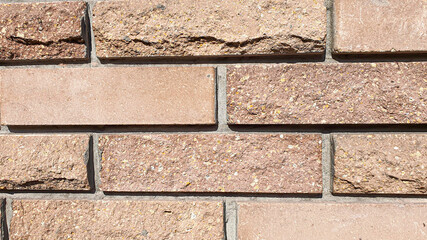 Fototapeta premium Wall and floor masonry. Various stone textures. Multicolored background.