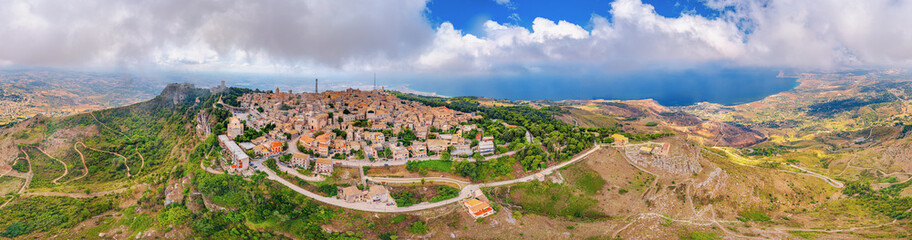 Erice Sicily 360° aerial airpano vr