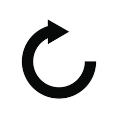 Circle arrows icon vector. refresh illustration sign. reload symbol. connection logo.