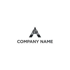 Letter A logo design