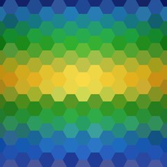 Fototapeta na wymiar Abstract hexagon vector banner. presentation background. eps 10