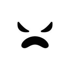 Ghost face icon vector set. Halloween illustration sign collection. Scary Face symbol or logo.
