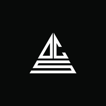 DCS letter logo creative design. DCS unique design, OCS letter logo creative design. OCS unique design

