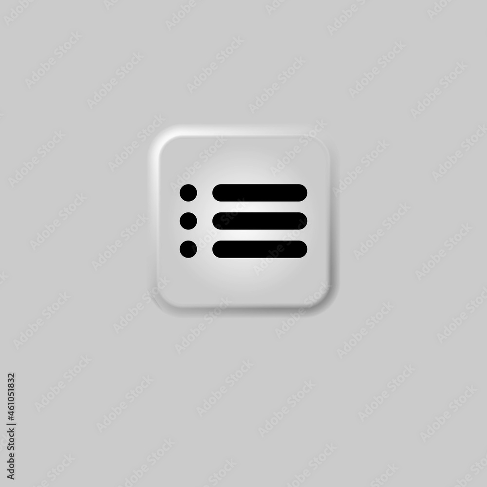 Poster web menu icon. concept web buttons. vector illustration. flat design style eps 10