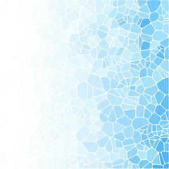 Abstract background with blue hexagons. Gradient mosaic texture. eps 10