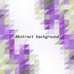 colorful triangles background. layout for presentation. eps 10