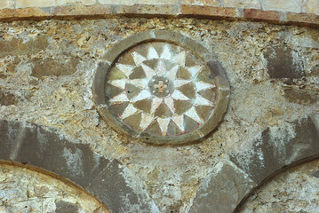 Fossacesia - Abruzzo - Abbey of San Giovanni in Venere - External ornamental symbols