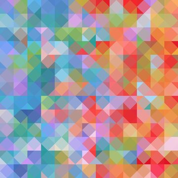 Colorful squares. Abstract colorful background of squares. Mosaic. Geometric pattern. eps 10 © Maksym