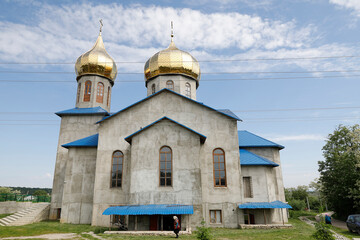 Fototapeta na wymiar Orthodox church in Rublenitsa, Moldoca