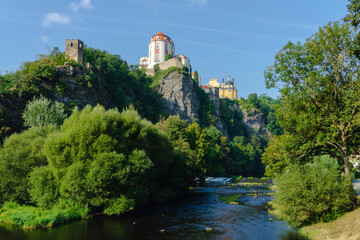 Vranov nad Dyjí Castle, located on the southern border of the Czech state about 110 km from Vienna, is one of the most remarkable secular buildings of the Central European Baroque.